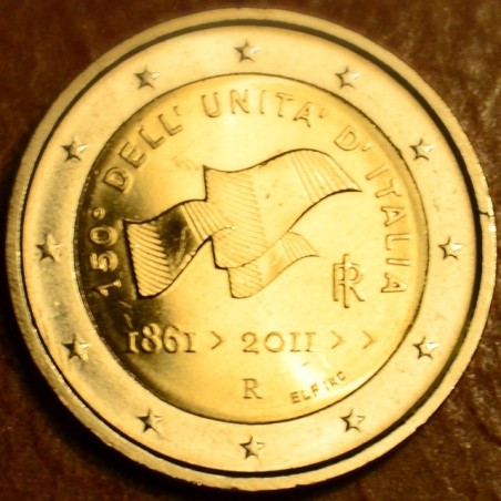 eurocoin eurocoins 2 Euro Italy 2011 - 150th anniversary of unifica...