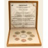 eurocoin eurocoins Set of 8 Slovak coins 2017 in wooden case - Mari...