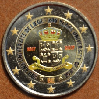 Euromince mince 2 Euro Belgicko 2017 - Univerzita v Liege (farebná ...