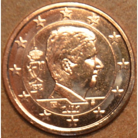 Euromince mince 1 cent Belgicko 2017 - Kráľ Filip (UNC)