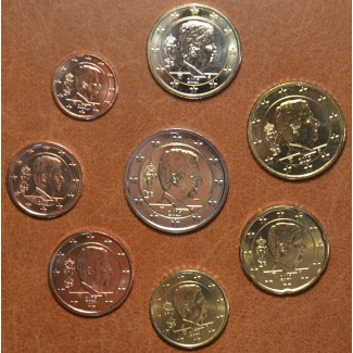 euroerme érme Belgium 2017 - 8 részes Fülöp király forgalmi sor (UNC)