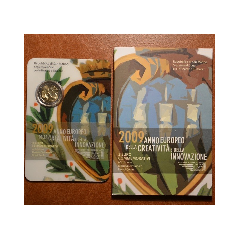 Euromince mince 2 Euro San Marino 2009 - Európsky rok kreativity a ...