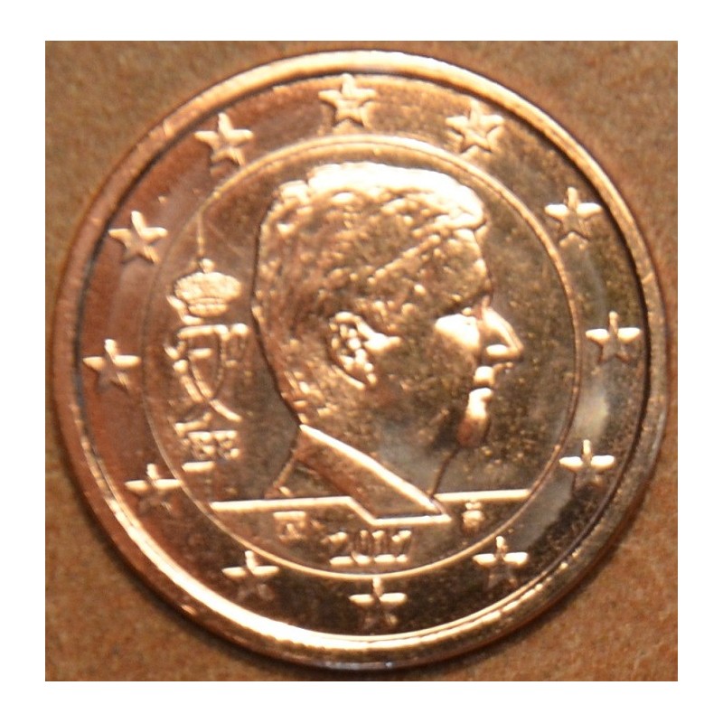 Euromince mince 2 cent Belgicko 2017 - Kráľ Filip (UNC)