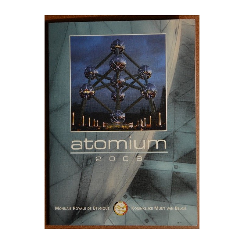 euroerme érme 2 Euro Belgium 2006 - Atómium (BU kártya)