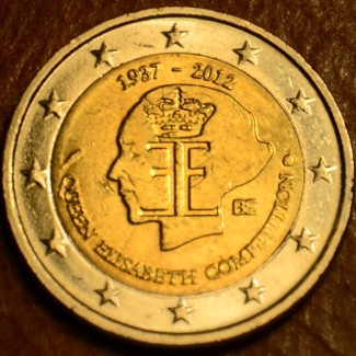 Euromince mince Poškodená 2 Euro Belgicko 2012 - 75. výročie hudobn...