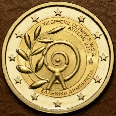 eurocoin eurocoins Damaged 2 Euro Greece 2011 - The Special Olympic...