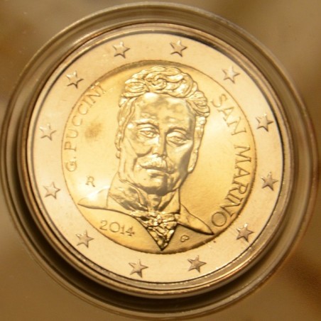 Euromince mince 2 Euro San Marino 2014 - 90. výročie úmrtia opernéh...