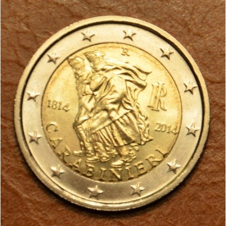 euroerme érme Sérült 2 Euro Olaszország 2014 - Az olasz rendőrség (...