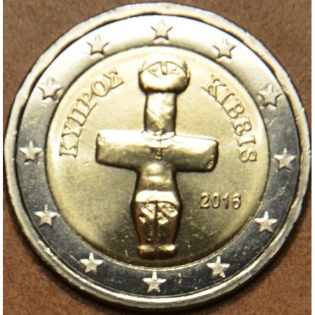 Euromince mince Poškodená 2 Euro Cyprus 2016 (UNC)