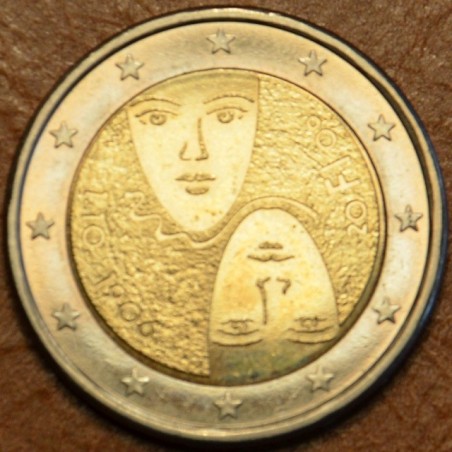 Euromince mince Poškodená 2 Euro Fínsko 2006 - 100. výročie všeobec...