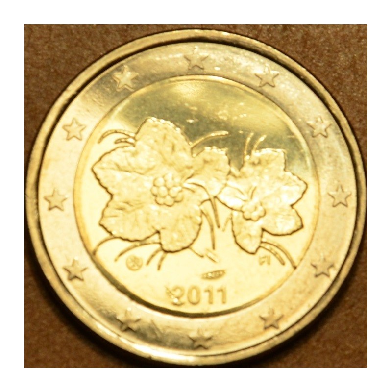 Euromince mince Poškodená 2 Euro Fínsko 2011 (UNC)