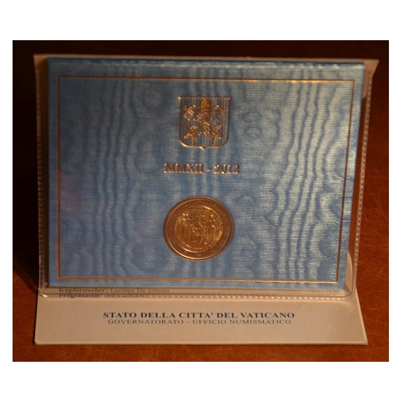 Euromince mince 2 Euro Vatikán 2012 - 7. svetové stretnutie rodín (BU)