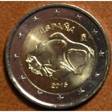 Euromince mince Poškodená 2 Euro Španielsko 2015 - UNESCO: Jaskyne ...