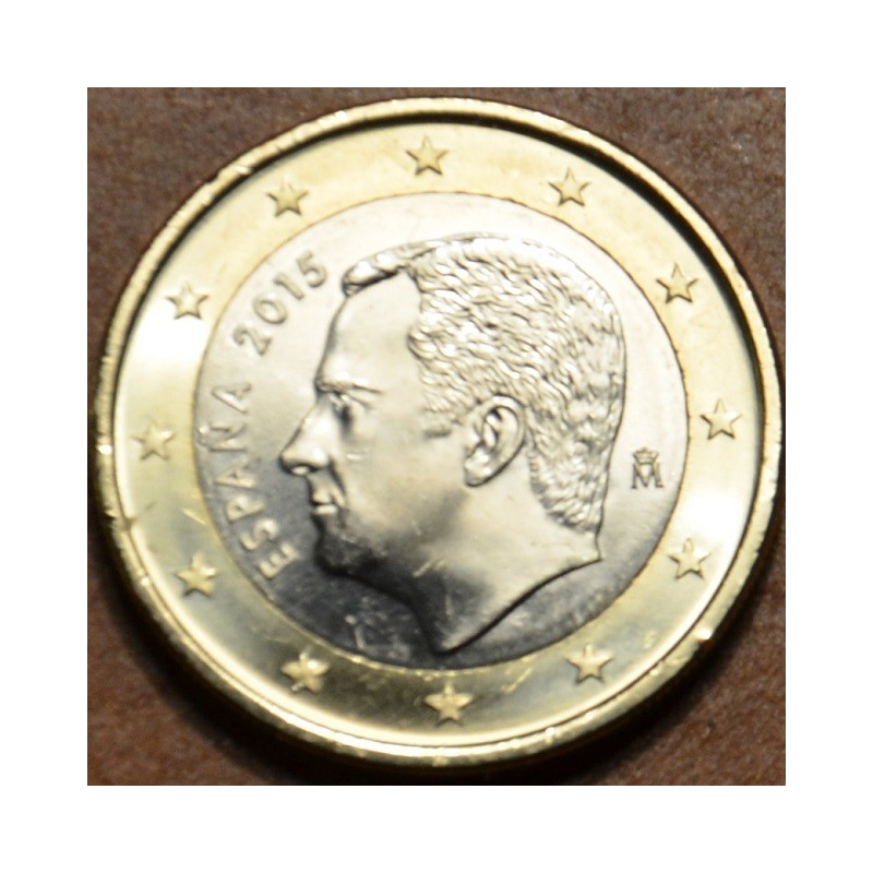 eurocoin eurocoins Damaged 1 Euro Spain 2015 (UNC)