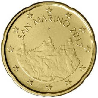 eurocoin eurocoins 20 cent San Marino 2017 (UNC)