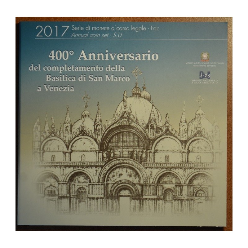 eurocoin eurocoins Italy 2017 official set with commemorative 2 Eur...