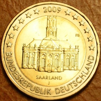 euroerme érme 2 Euro Németország 2009 \\"J\\" Saarland: Ludwigskirc...