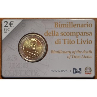 Euromince mince 2 Euro Taliansko 2017 - Tito Livio (BU karta)