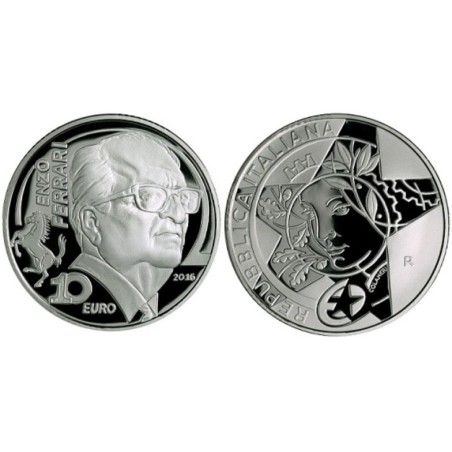 euroerme érme 10 Euro Olaszország 2016 - Enzo Ferrari (Proof)