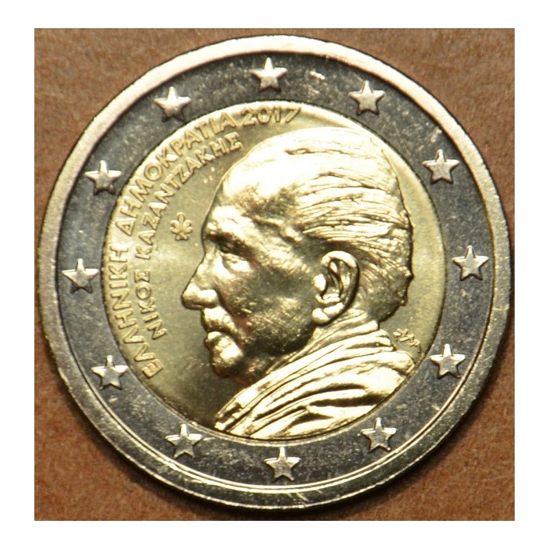 Euromince mince Poškodená 2 Euro Grécko 2017 - Nikos Kazantzakis (UNC)
