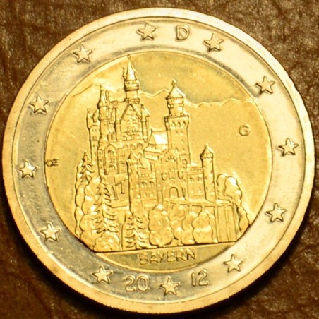 euroerme érme 2 Euro Németország 2012 \\"G\\" Bajorország: Neuschwa...