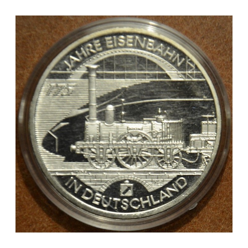 Euromince mince 10 Euro Nemecko \\"D\\" 2010 - 175 rokov železnice ...