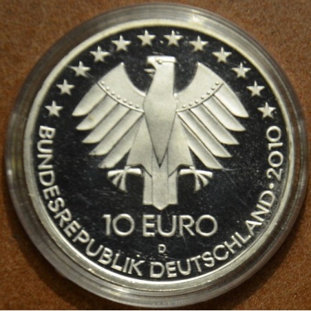 Euromince mince 10 Euro Nemecko \\"D\\" 2010 - 175 rokov železnice ...
