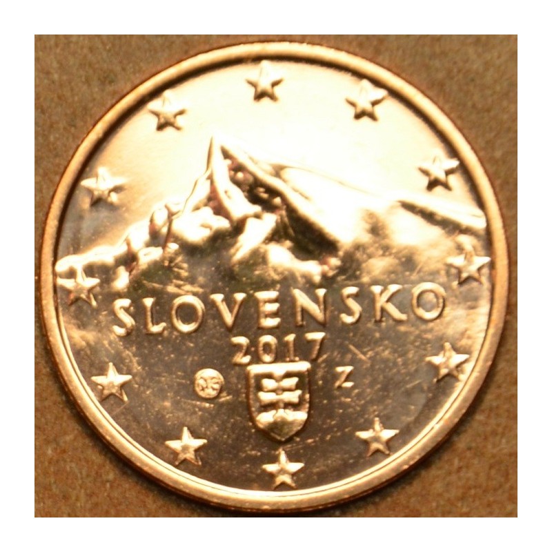 Euromince mince 1 cent Slovensko 2017 (UNC)