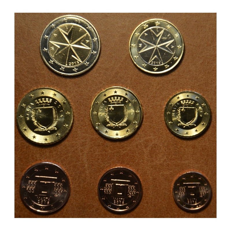Euromince mince Sada 8 euromincí Malta 2016 (UNC)