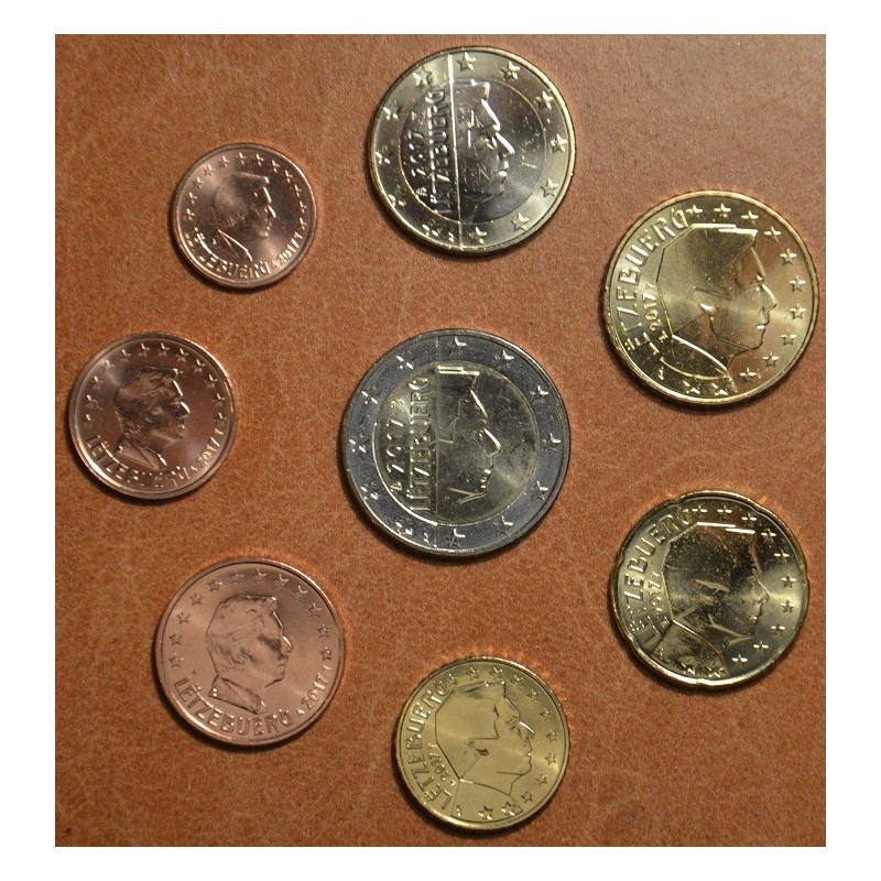 eurocoin eurocoins Luxembourg 2017 set of 8 coins (UNC)