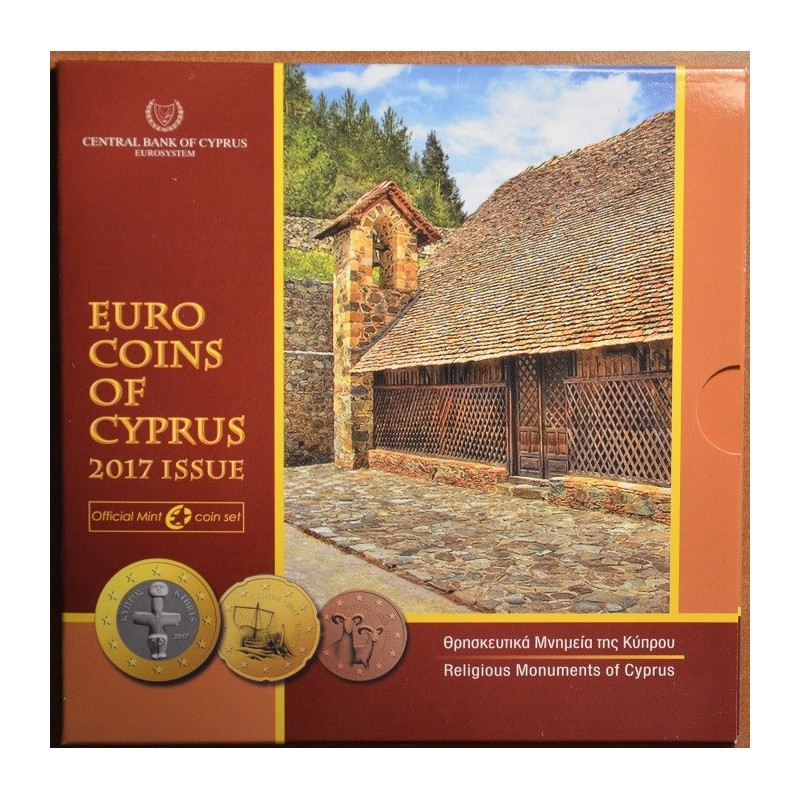Euromince mince Cyprus 2017 sada 8 euromincí (BU)