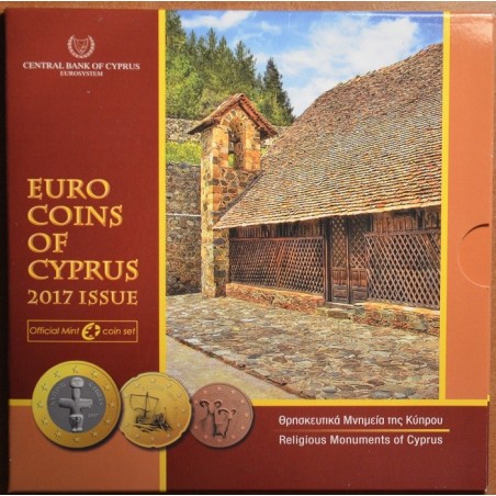 Euromince mince Cyprus 2017 sada 8 euromincí (BU)