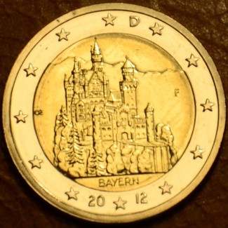 euroerme érme 2 Euro Németország 2012 \\"F\\" Bajorország: Neuschwa...