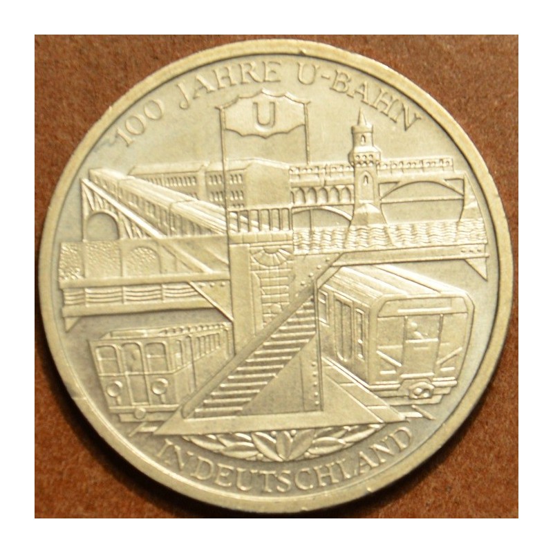 eurocoin eurocoins 10 Euro Germany \\"D\\" 2002 - U-Bahn (UNC)