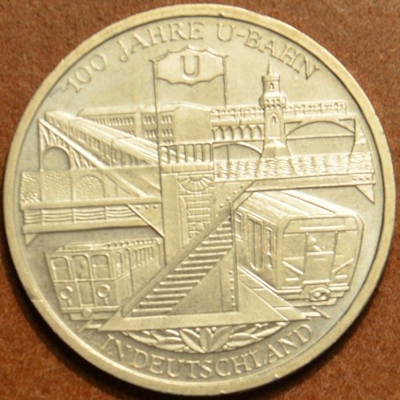 euroerme érme 10 Euro Németország \\"D\\" 2002 - U-Bahn (UNC)