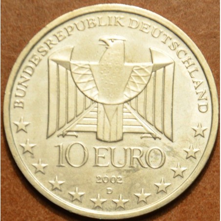 euroerme érme 10 Euro Németország \\"D\\" 2002 - U-Bahn (UNC)