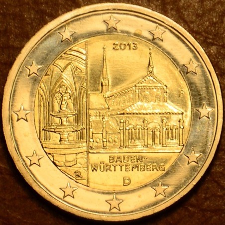 Euromince mince 2 Euro Nemecko 2013 \\"F\\" Baden-Württemberg: Klos...
