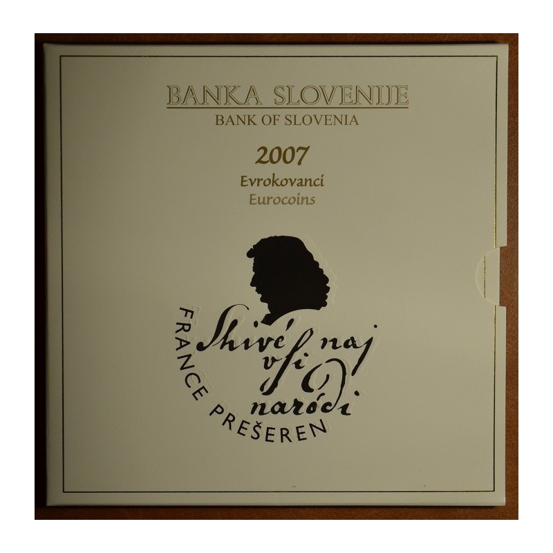Euromince mince Slovinsko 2007 sada 8 euromincí (BU)