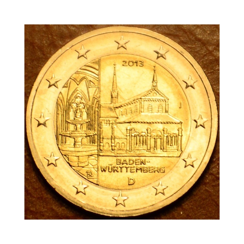 Euromince mince 2 Euro Nemecko 2013 \\"J\\" Baden-Württemberg: Klos...