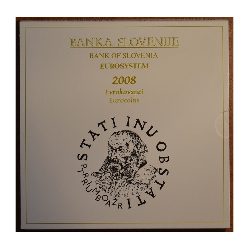 euroerme érme Szlovénia 2008 - 9 részes forgalmi sor (BU)