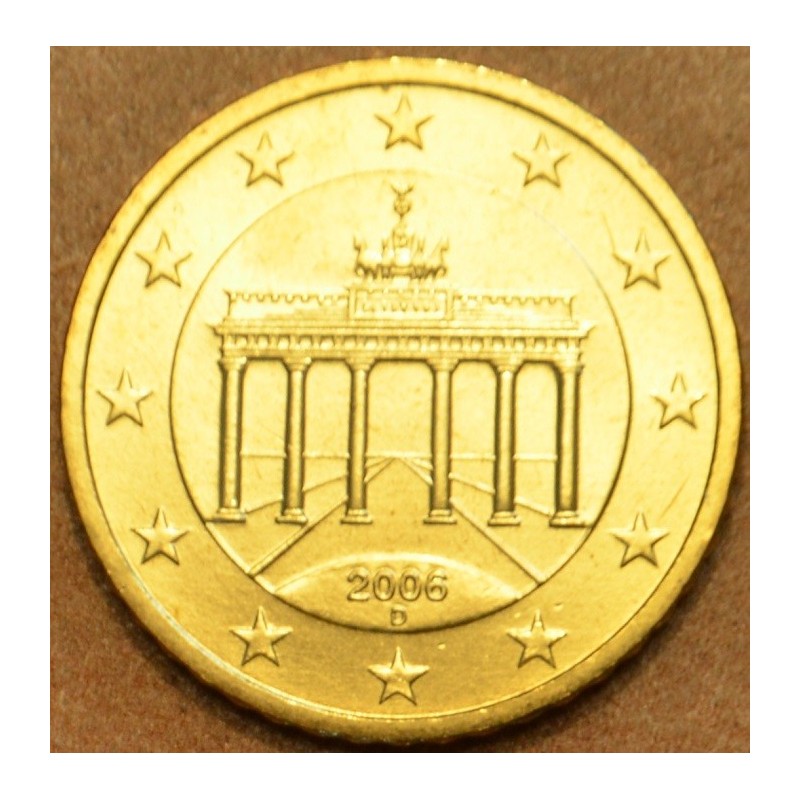 Euromince mince 50 cent Nemecko \\"D\\" 2006 (UNC)
