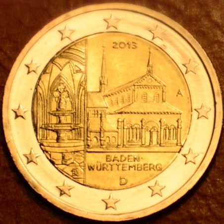 Euromince mince 2 Euro Nemecko 2013 \\"A\\" Baden-Württemberg: Klos...