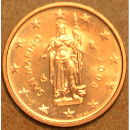 euroerme érme 2 cent San Marino 2008 (UNC)