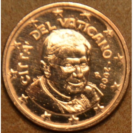 Euromince mince 1 cent Vatikán 2008 (BU)