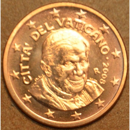 euroerme érme 2 cent Vatikán 2008 (BU)