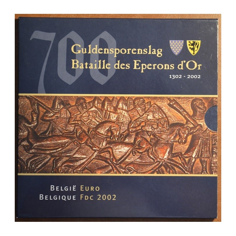 Euromince mince Belgicko 2002 oficiálna sada (BU)