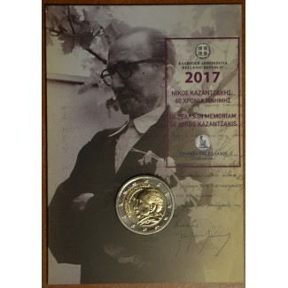 euroerme érme 2 Euro Görögország 2017 - Nikos Kazantzakis (BU kártya)
