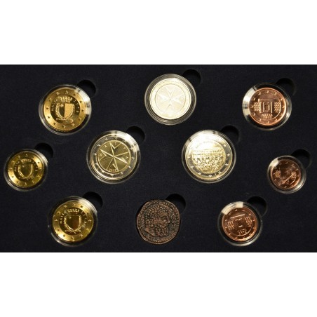 eurocoin eurocoins Set of 10 Euro coins - Malta 2012 (BU)
