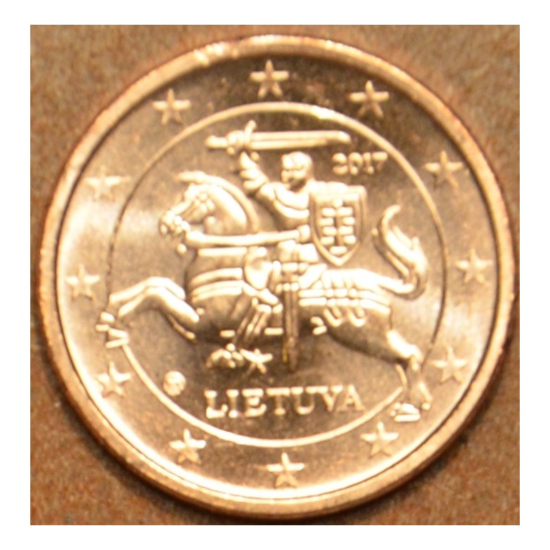 eurocoin eurocoins 1 cent Lithuania 2017 (UNC)