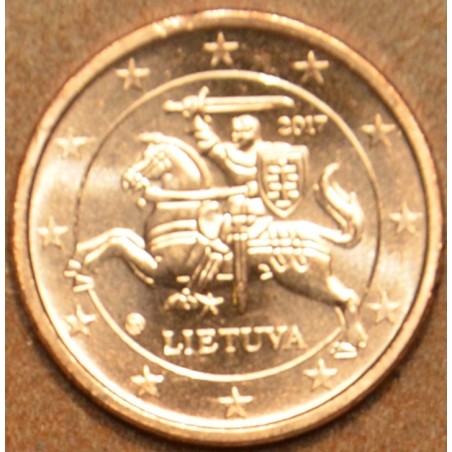 euroerme érme 1 cent Litvánia 2017 (UNC)